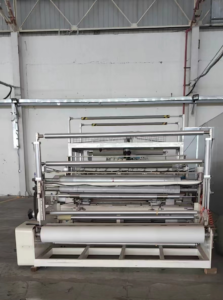 Elastic fabric production line